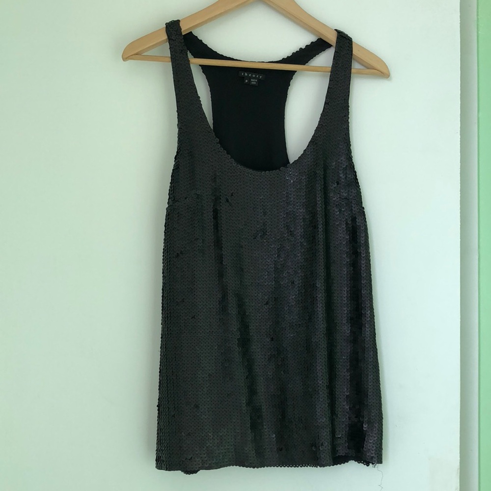 Theory sequin top